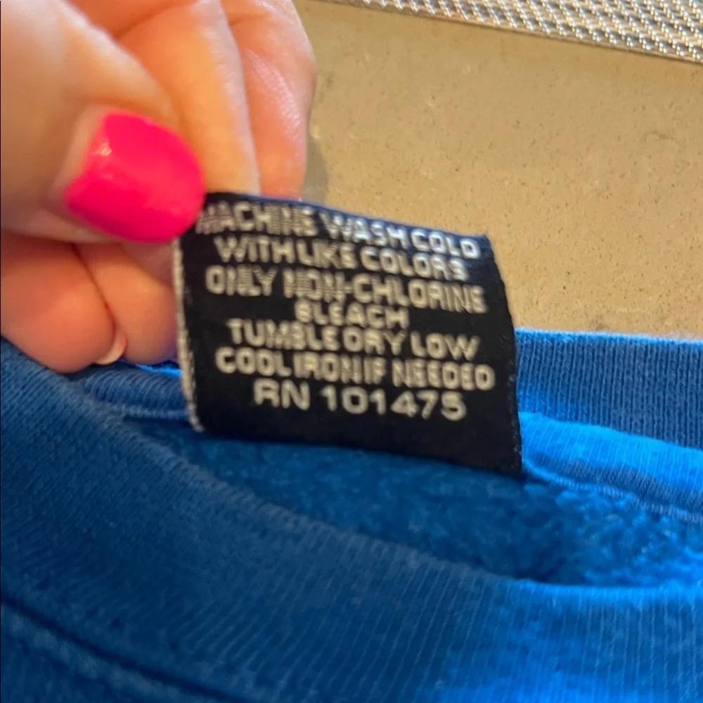 J. America Blue Preppy Vintage Sweatshirt FLORIDA Med